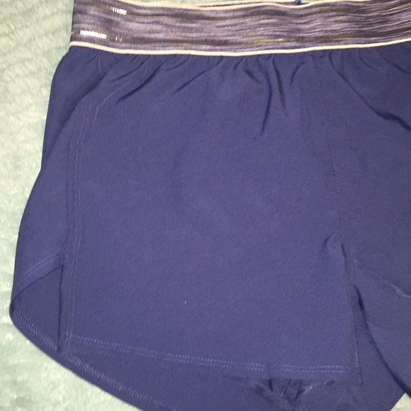 Navy Blue Athletic Shorts - Picture 2 of 4